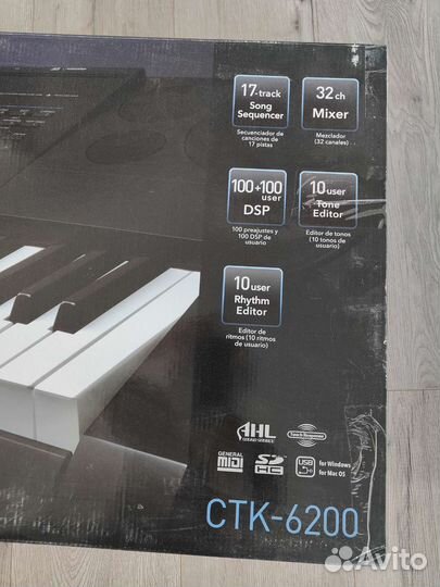 Синтезатор Casio CTK 6200