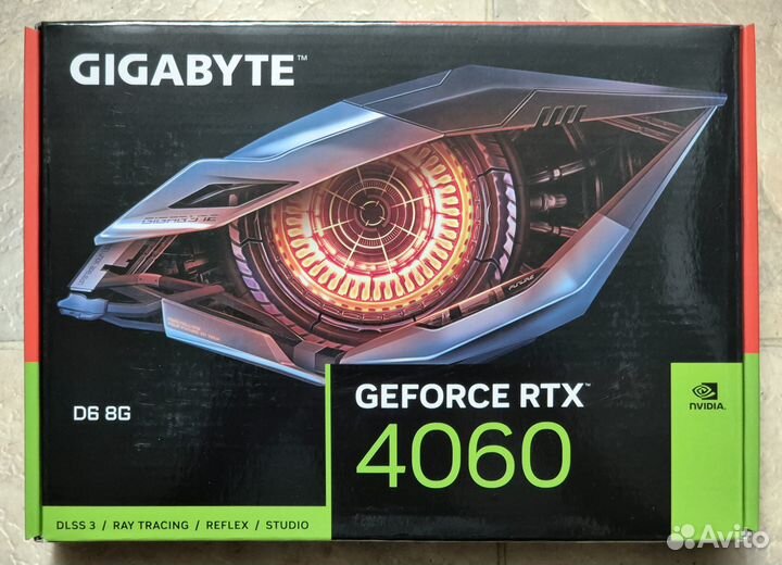 Gigabyte RTX 4060 D6 8Gb (Новая, на гарантии)