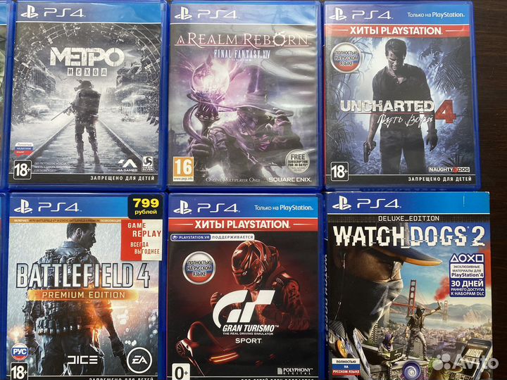 Игры на ps4 диски