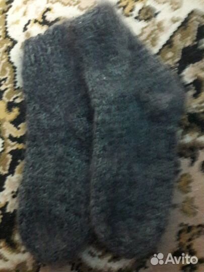 Мужские носки самовязки шерсть