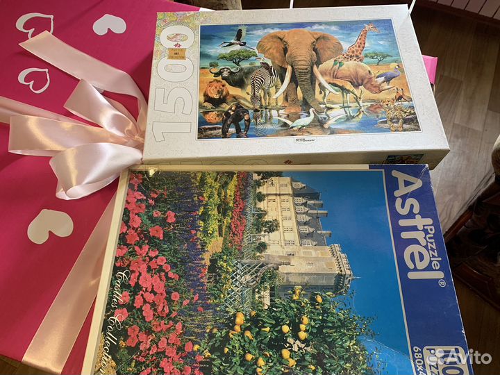 Пазлы 1000 и 1500 деталей