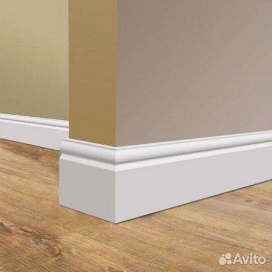 Установка плинтусов