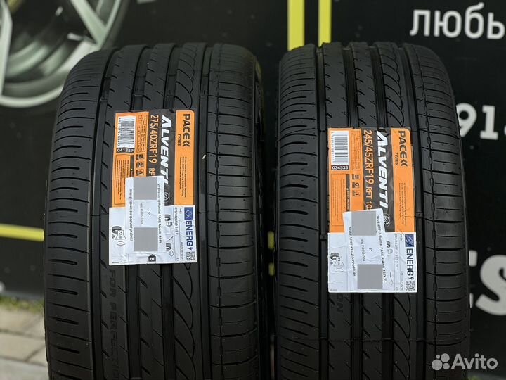 Pace Alventi 245/45 R19 и 275/40 R19 102Y