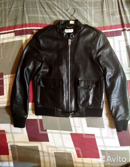 Кожаная куртка натуральная Saint Laurent
