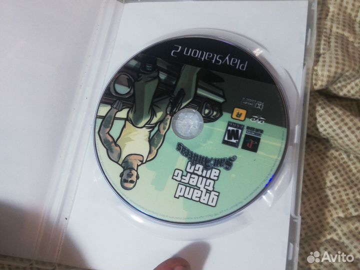 Игры на ps2 диски GTA SanAndreas