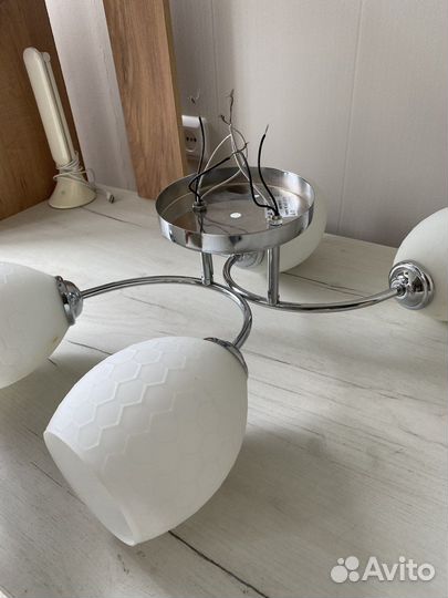 Люстра потолочная бу