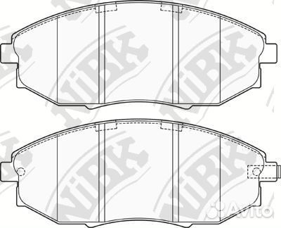 Колодки тормозные chevrolet epica 07- перед. PN