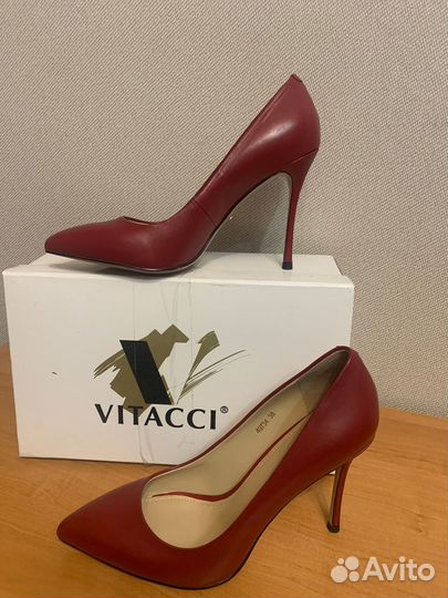 Туфли женские vitacci натуральная кожа