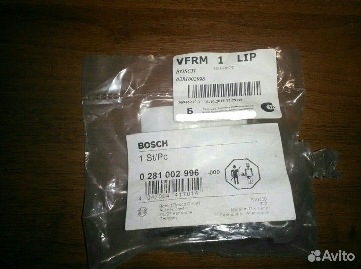 Bosch 0281002996 датчик, давление наддува