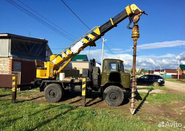 Установка опор лэп, сип, электромонтаж