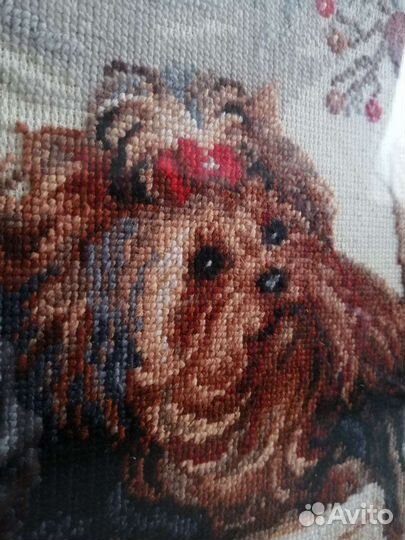 Картина, ручная работа, вышита крестиком