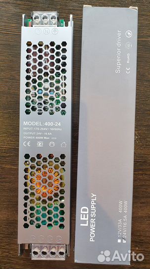 Блоки питания 12-24в (120 - 400 Вт)