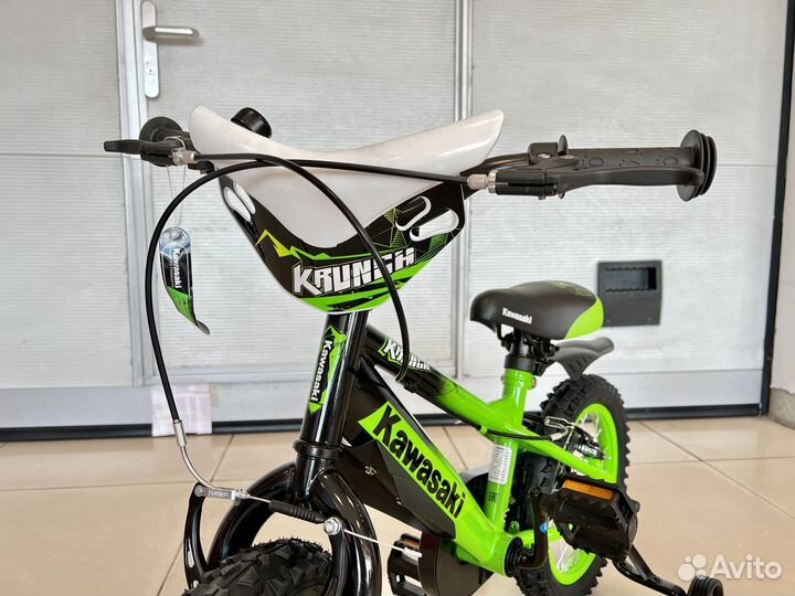 Велосипед kawasaki krunch 14 зеленый