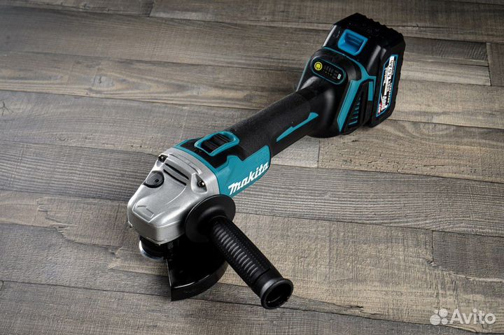 Аккумуляторная ушм makita 125 мм