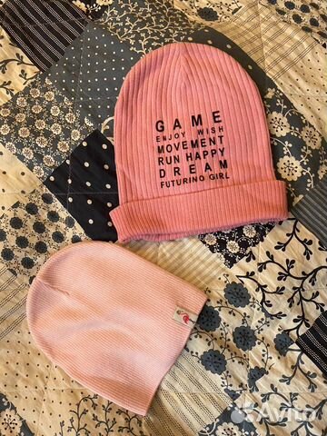 Шапка для девочки осень хлопок новая