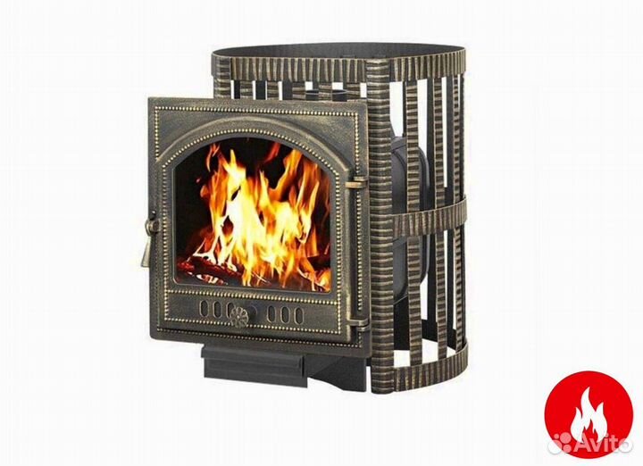 Печь для бани везувий легенда ковка 16 (205)