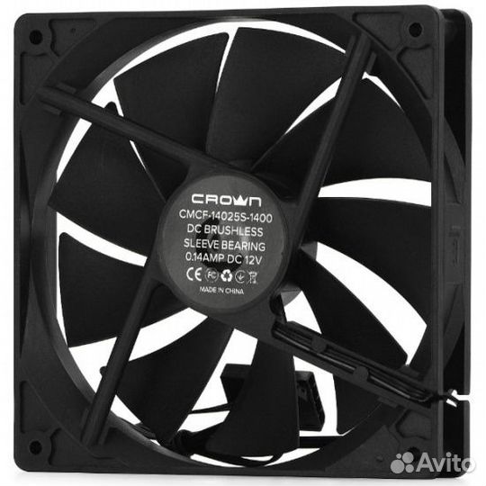 Вентилятор для корпуса crown 140мм