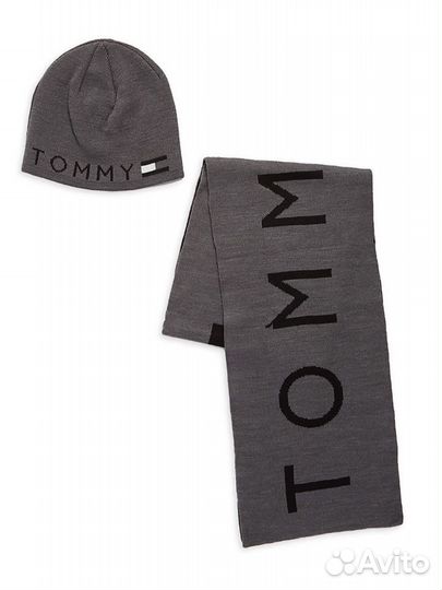 Комплект шапка и шарф Tommy Hilfiger новый