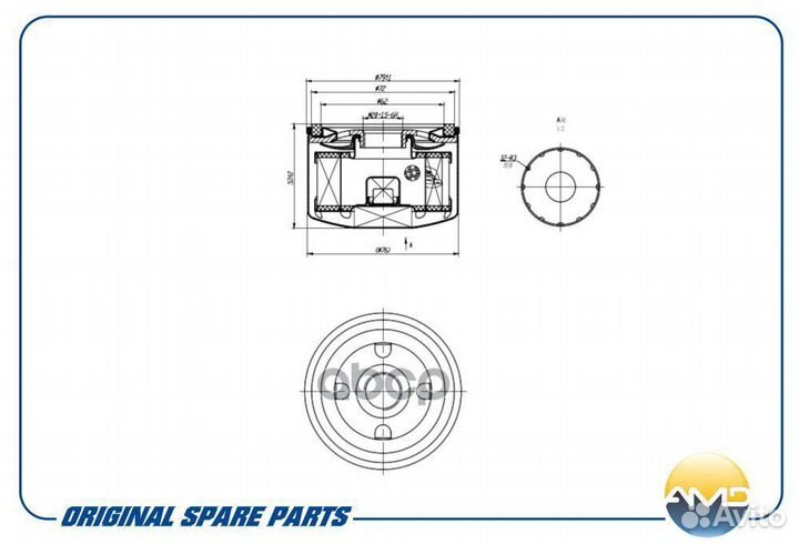 Фильтр масляный renault Logan LS Sandero BS0 Lo