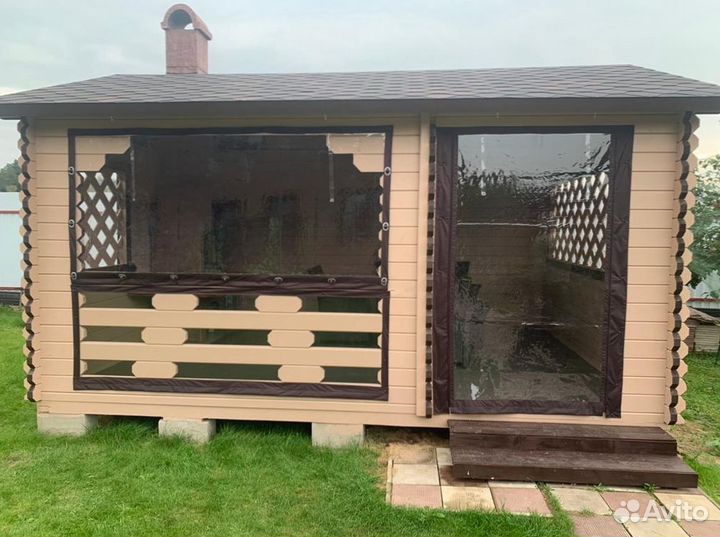 Мягкие окна для веранды