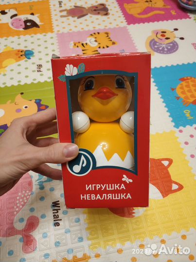 Игрушка неваляшка новая