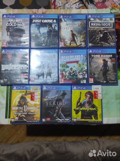 Диски игры для ps4