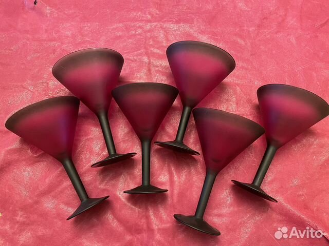 Наборы бокалов для мартини и вина (по6 шт)