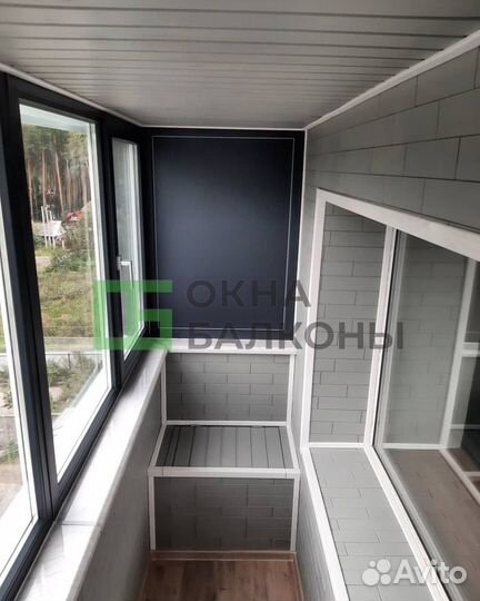 Остекление балконов. Окна пвх