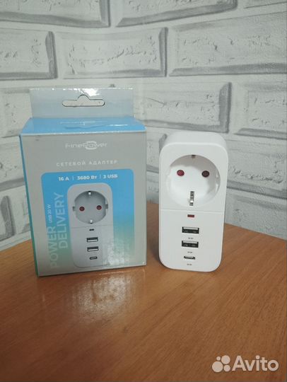 Сетевой адаптер FinePower AD116WU белый
