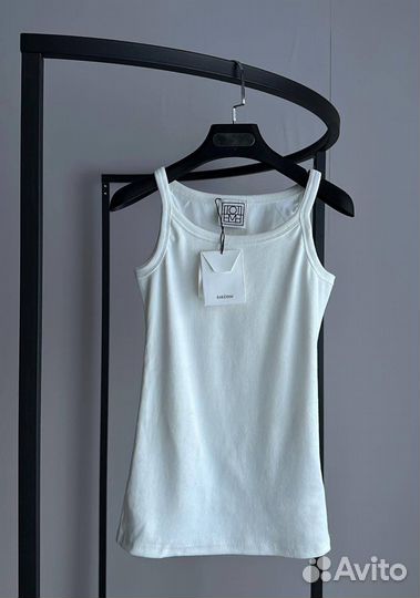 Базовая майка Toteme хлопковая (2 цвета, хит)