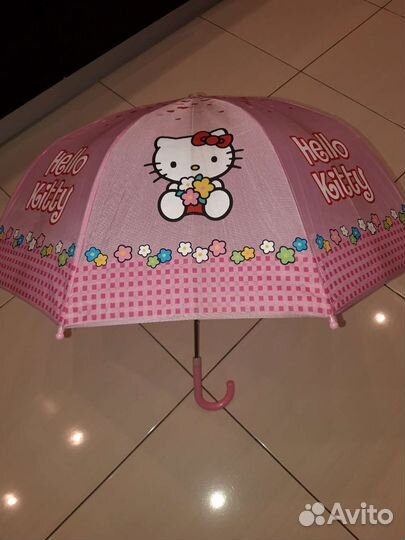 Детский зонтик Hello Kitty
