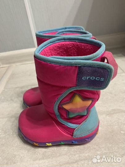 Сапоги детские демисезонные Crocs C6 (22-23)