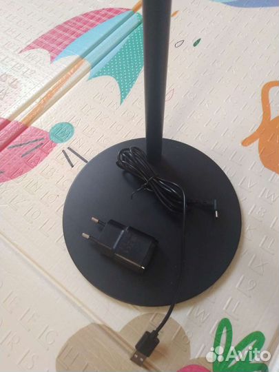 Кольцевая лампа настольная диаметр 35 см K16 Black