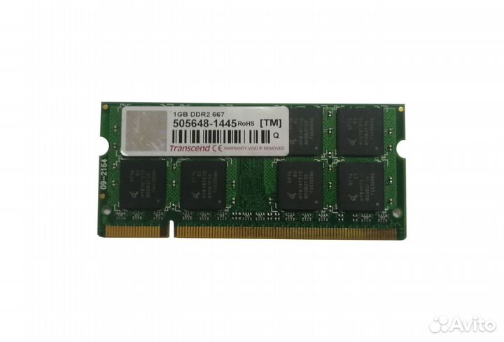Transcend 1GB PC2-5300 SO-dimm DDR2 667MHz
