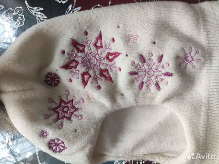 Шапка шлем для девочки