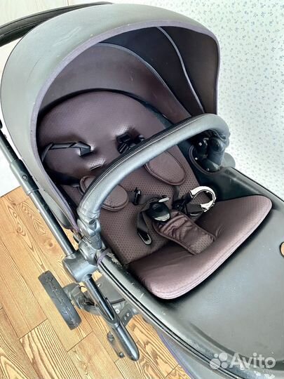 Коляска Mima xari 3 в 1 чёрная