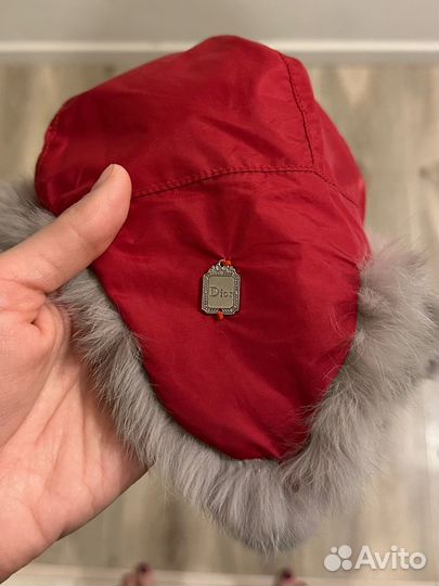 Шапка ушанка детская Christian Dior 2 года