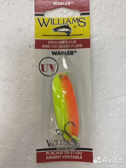 Блесна Williams Wabler 7г 5.7см W40YO