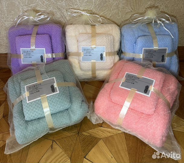 Набор полотенец банное лицевое в мешочке