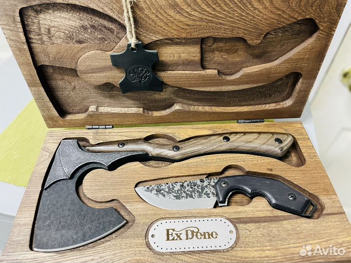 Подарочный набор топор нож