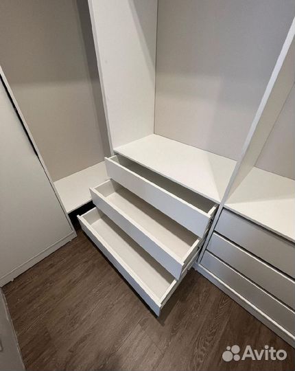 Изготовление гардеробной на заказ под ключ