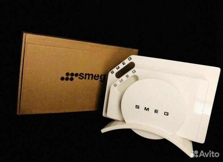 Белый керамический комплект досок Smeg