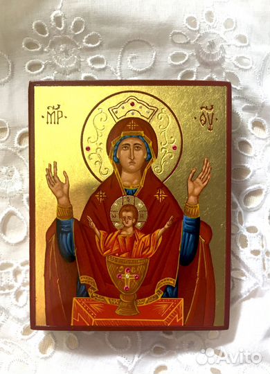 Неупиваемая Чаша рукописная икона