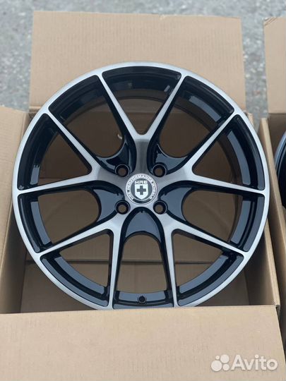 Диски R 17 4*100 ет 40 HRE Чёрные с матовой полировкой