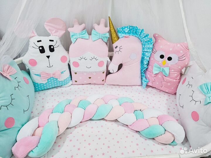 Бортики в кроватку сказка 2