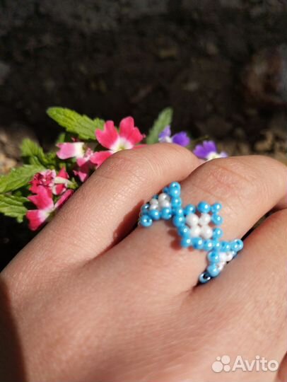 Кольцо из бисера на заказ