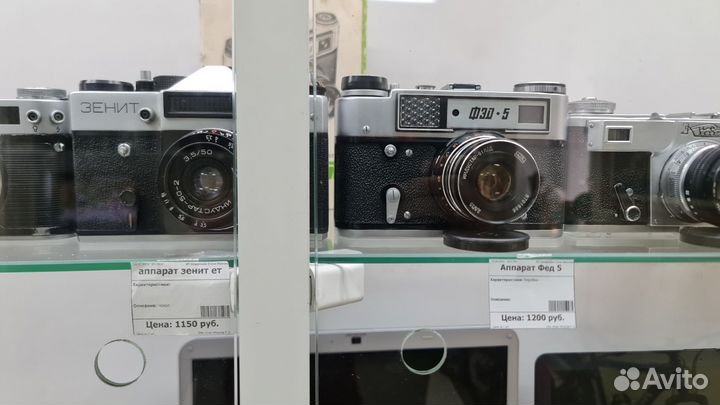 Советские фотоаппараты. фэд зенит зоркий