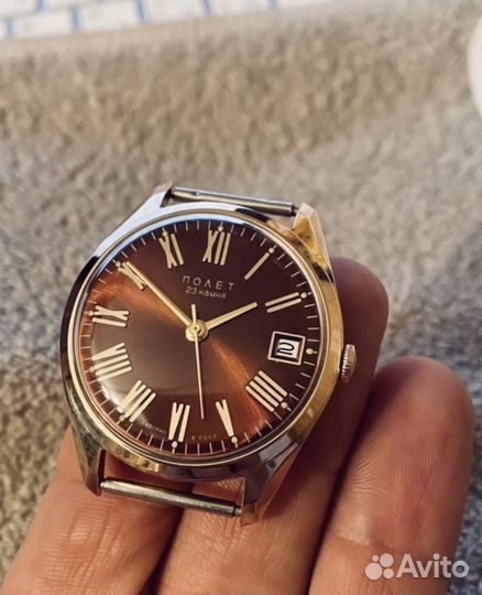 Часы золотые Полет СССР