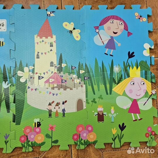 Коврики пазлами Бен и Холли 60 *120 напольные