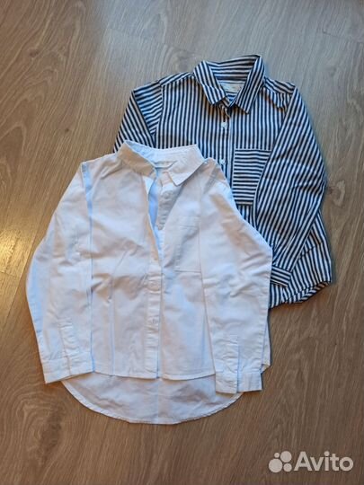 Рубашки для девочки Zara и Mango 110